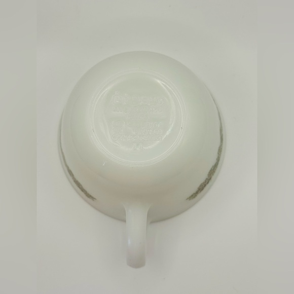 Vintage Pyrex Crazy Daisy Spring Blossom Green Milk Glass Cups Set of 6! - Picture 16 of 16